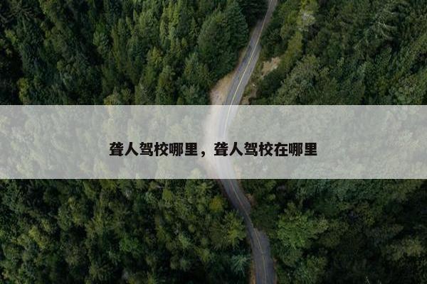 聋人驾校哪里，聋人驾校在哪里