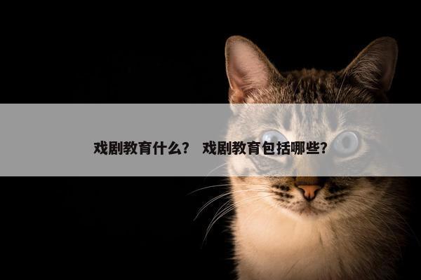戏剧教育什么？ 戏剧教育包括哪些？