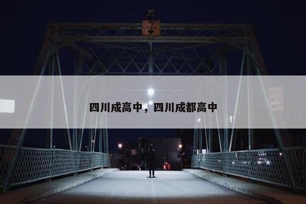 四川成高中，四川成都高中