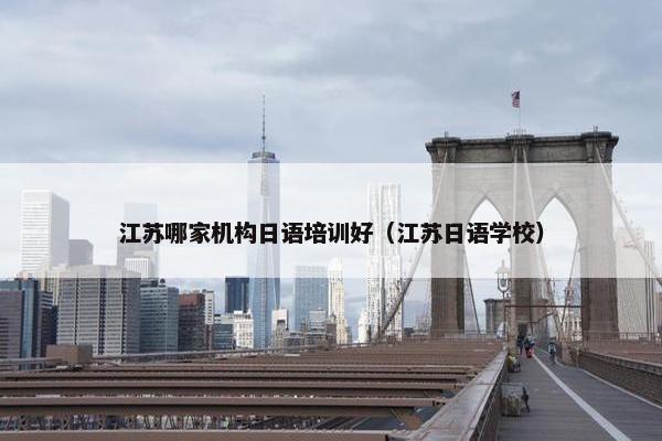 江苏哪家机构日语培训好（江苏日语学校）