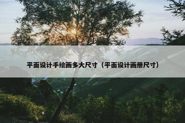 平面设计手绘画多大尺寸（平面设计画册尺寸）