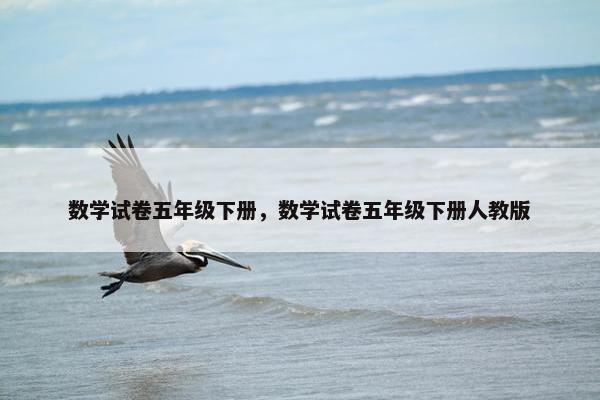 数学试卷五年级下册，数学试卷五年级下册人教版