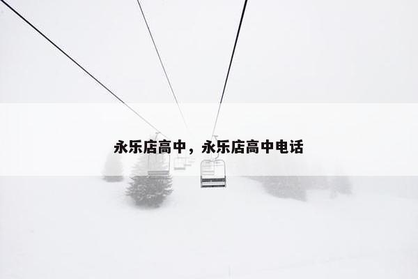 永乐店高中，永乐店高中电话