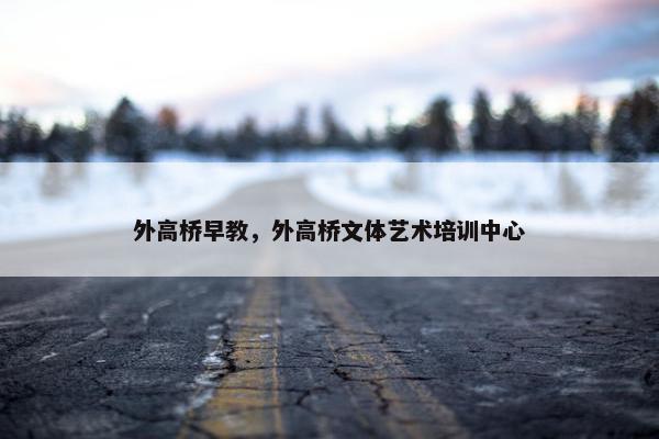 外高桥早教，外高桥文体艺术培训中心