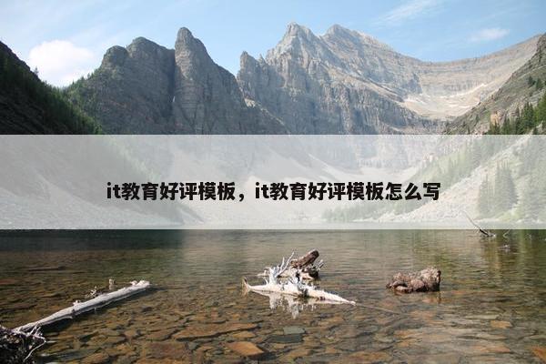 it教育好评模板，it教育好评模板怎么写
