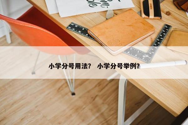 小学分号用法？ 小学分号举例？