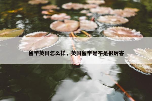 留学英国怎么样，英国留学是不是很厉害