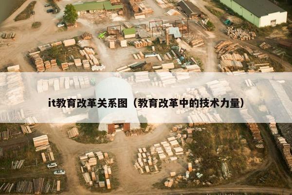 it教育改革关系图（教育改革中的技术力量）