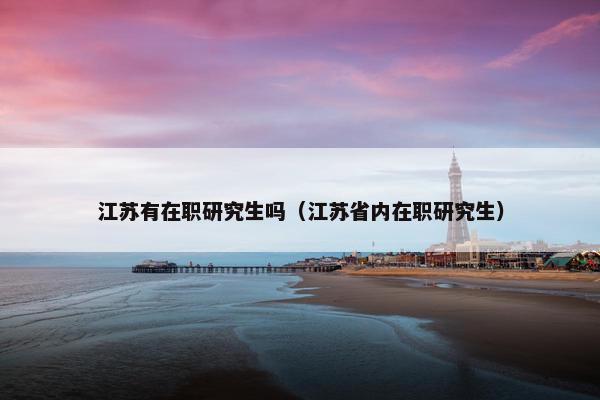江苏有在职研究生吗（江苏省内在职研究生）