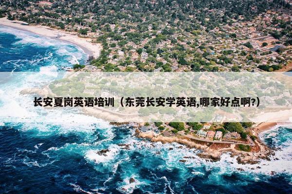 长安夏岗英语培训（东莞长安学英语,哪家好点啊?）