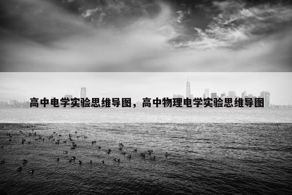 高中电学实验思维导图，高中物理电学实验思维导图