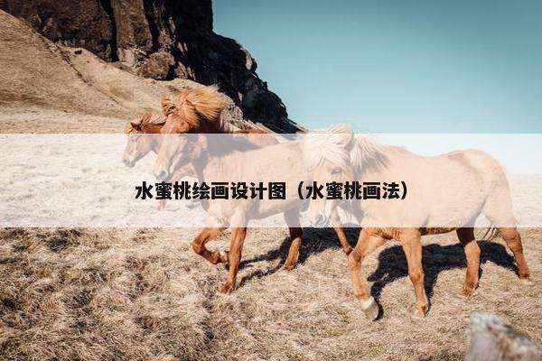 水蜜桃绘画设计图（水蜜桃画法）