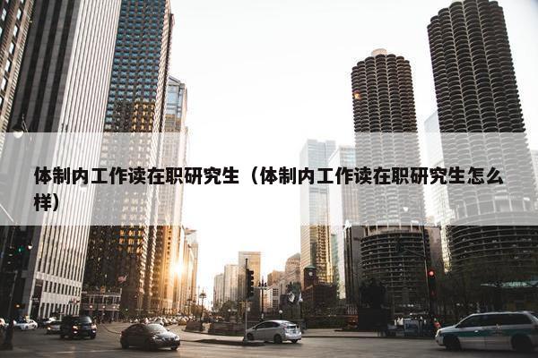 体制内工作读在职研究生（体制内工作读在职研究生怎么样）