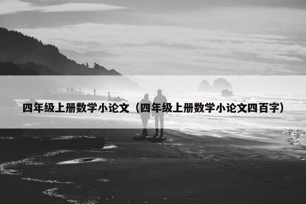 四年级上册数学小论文（四年级上册数学小论文四百字）