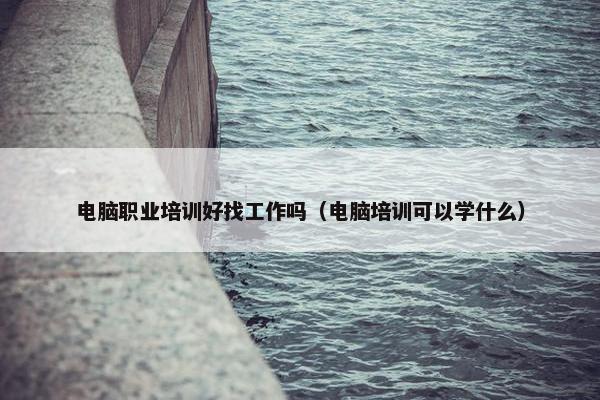 电脑职业培训好找工作吗（电脑培训可以学什么）