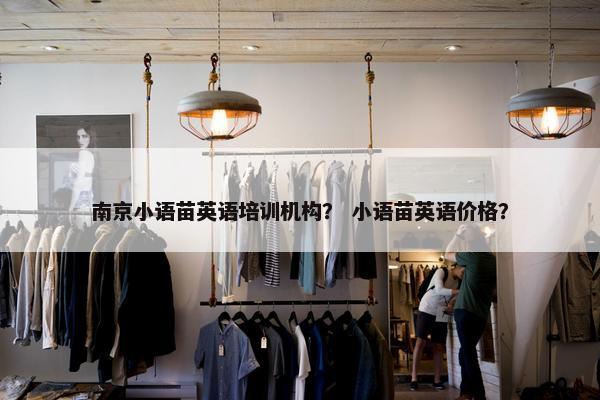 南京小语苗英语培训机构？ 小语苗英语价格？