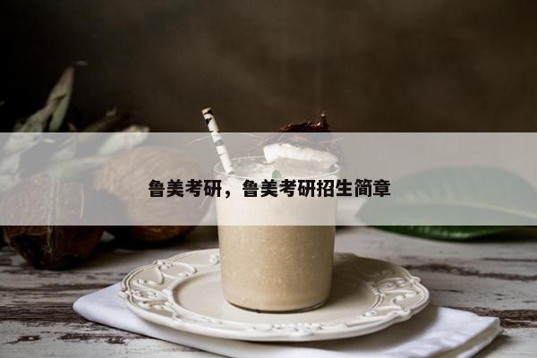鲁美考研，鲁美考研招生简章