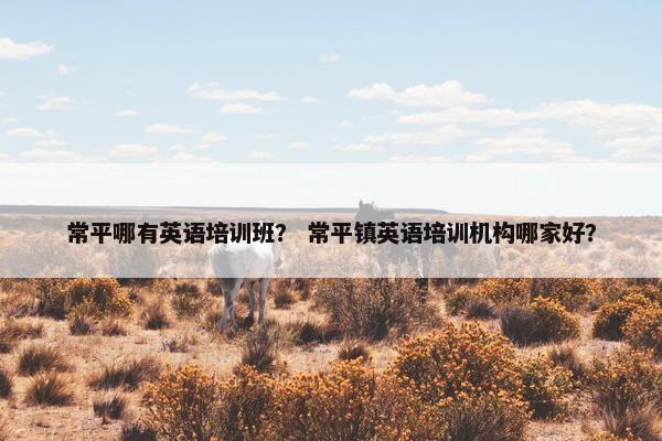 常平哪有英语培训班？ 常平镇英语培训机构哪家好？