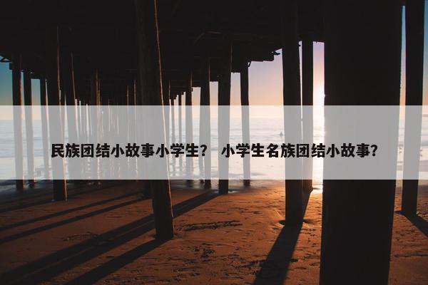 民族团结小故事小学生？ 小学生名族团结小故事？