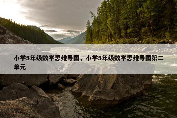 小学5年级数学思维导图，小学5年级数学思维导图第二单元