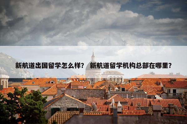 新航道出国留学怎么样？ 新航道留学机构总部在哪里？