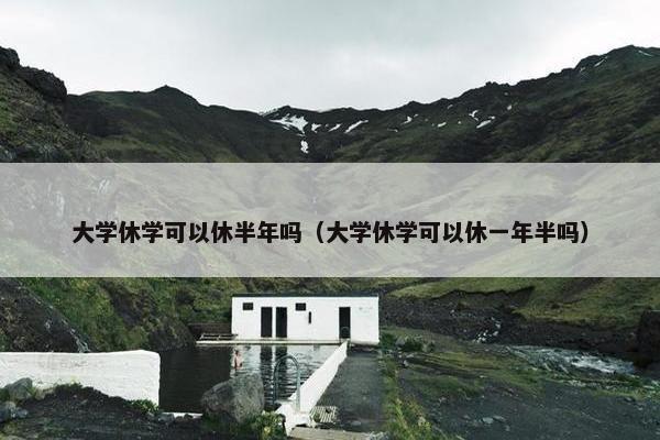 大学休学可以休半年吗（大学休学可以休一年半吗）