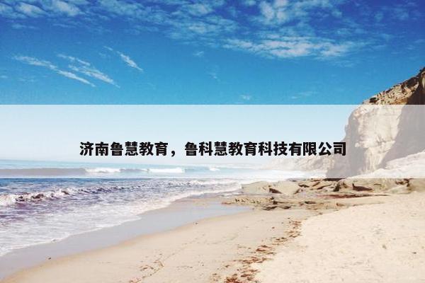济南鲁慧教育，鲁科慧教育科技有限公司